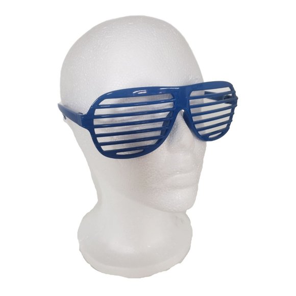 Morphsuits 3-pc BLUE Sweatband Costume Set with Sunglasses - Picture 3 of 3